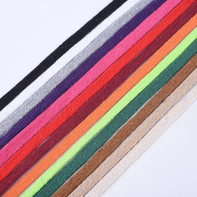 Flat cotton cord