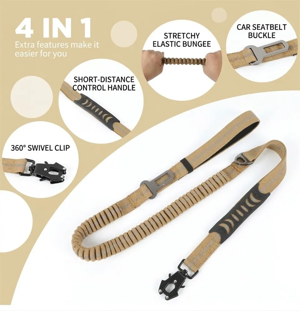 Shock Absorbing Dog Car Leash Bulk best